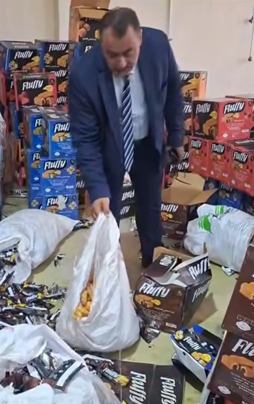 جانب من المضبوطات، فيتو