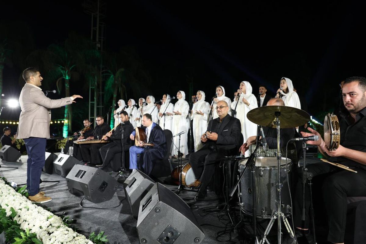 احتفالية جامعة مصر للعلوم والتكنولوجيا بـ الليلة المحمدية، فيتو