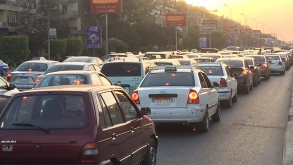 حالة المرور اليوم، زحام خانق بهذه الطرق والكباري بالقاهرة والجيزة والقليوبية