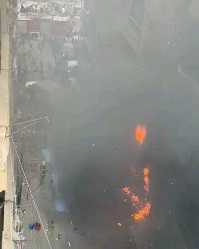 حريق يلتهم مكتبة بالشرقية،فيتو 