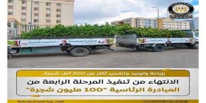 «إعلامي الوزراء»: زراعة أكثر من 200 ألف شجرة ضمن المرحلة الرابعة لمبادرة «100 مليون شجرة»