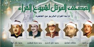 خريطة التلاوات اليوم بإذاعة القرآن الكريم، واحتفاء خاص بذكرى وفاة الشيخ محمد صديق المنشاوي