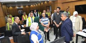 محافظ الدقهلية ترأس اجتماعا لتنفيذ سيناريو افتراضي لإدارة الأزمات والطوارئ