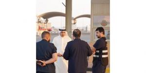 رئيس «الجمارك» تفقد منفذ العبدلي: تطوير بيئة العمل ورفع جاهزية المنافذ