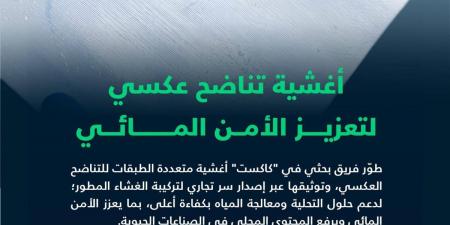 «كاكست» تنجح في تطوير وتصنيع أغشية تناضح عكسي لتعزيز الأمن المائي ورفع المحتوى المحلي