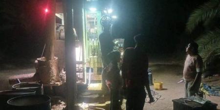 ضبط حفار آبار مخالف للإجراءات القانونية غرب بولاق الخارجة