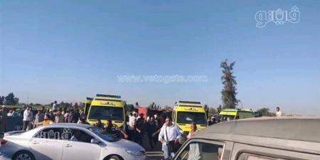 مصرع 4 أشخاص وإصابة طالب في حادثين منفصلين بالشرقية