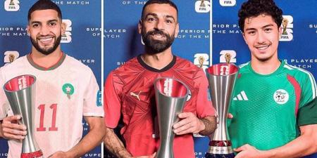 2 من مصر، 6 نجوم عرب حصلوا على جائزة رجل المباراة بكأس العالم