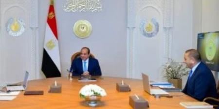 الرئيس السيسى يتابع تطورات بناء القاطرات البحرية من طراز «عزم» بقوة شد تسعين طنًا