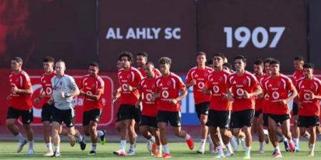 تفاصيل مران الأهلي استعدادا لمواجهة الشرقية إنبي في الدوري الممتاز