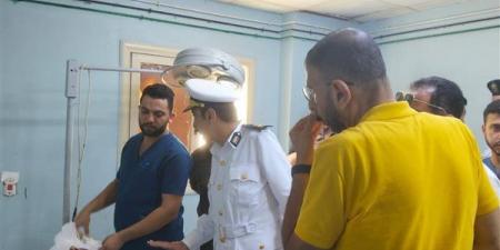 إصابة 15 فرد شرطة في انقلاب ميكروباص بطريق المنصورة جمصة