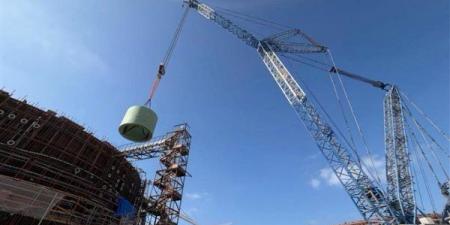 لتعزيز منظومة الأمان النووية، إنجاز هندسي جديد بمحطة الضبعة