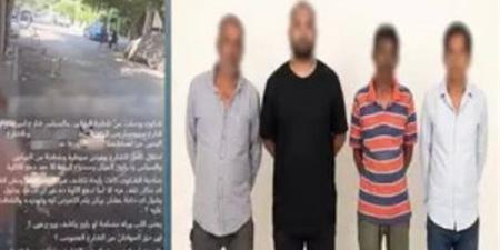 القبض على 4 حراس عقار بتهمة وضع حواجز حديدية لحجز أماكن انتظار السيارات بمصر الجديدة