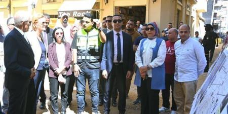 محافظ البحيرة وسفيرة الاتحاد الأوروبي تتفقدان عددًا من المواقع الأثرية برشيد