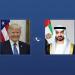 محمد بن زايد وترامب يبحثان العدوان الإيراني الإرهابي على الإمارات ودول المنطقة