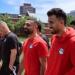 لاعبو منتخب مصر يتجولون سيرا في شوارع كليفلاند لتجديد النشاط.. صور