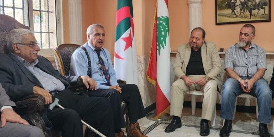 أمين سر حركة "فتح" - إقليم لبنان يزور السفارة الجزائرية في بيروت