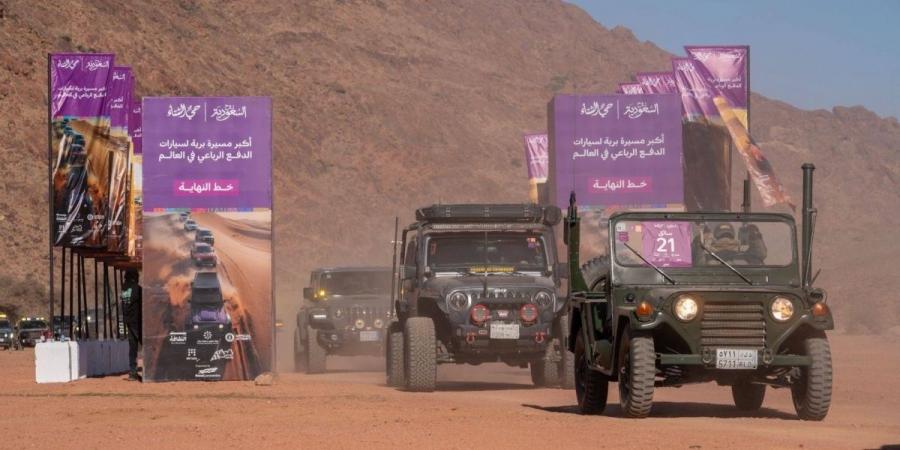 حائل تدخل موسوعة غينيس بأكبر مسيرة لسيارات الدفع الرباعي في العالم