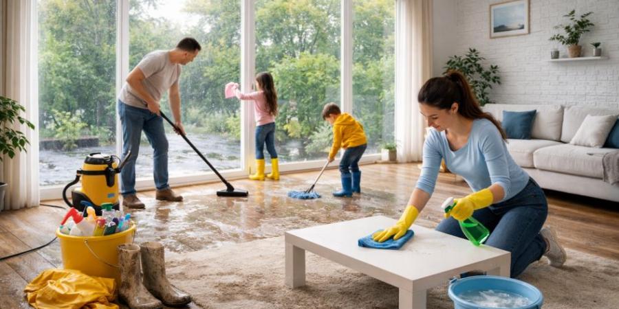 التنظيف العميق.. عناية تدعم صحة الأسرة بعد الأمطار