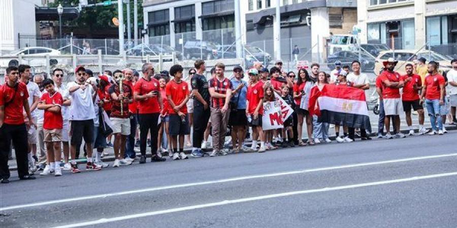أجواء حماسية، احتشاد جماهير مصر قبل موقعة بلجيكا في كأس العالم 2026