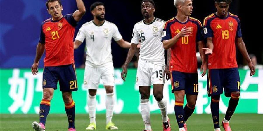 نتيجة مباراة إسبانيا والسعودية بعد مرور 60 دقيقة (صور)