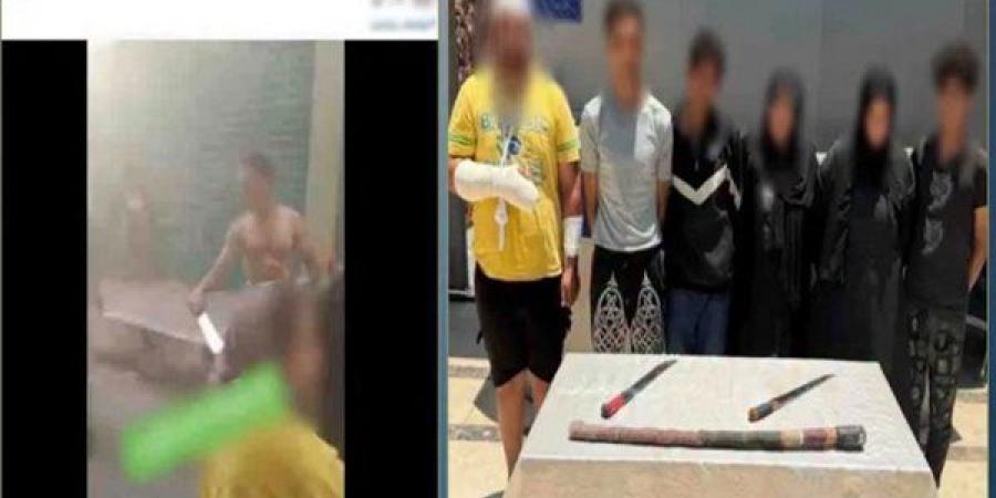 ضبط طرفي مشاجرة بالأسلحة البيضاء في البساتين (فيديو)