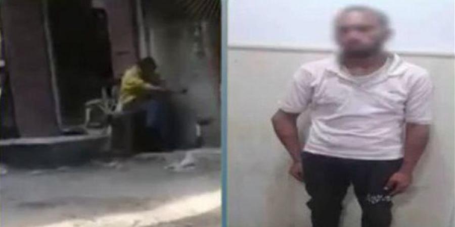 ضبط شخص يتعاطى المواد المخدرة أسفل منزل مواطن بالدقهلية