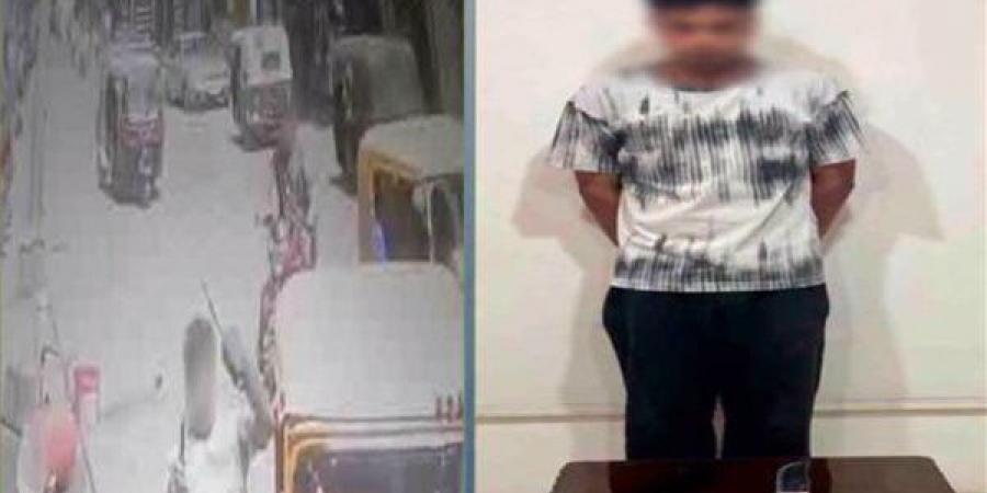 ضبط عاطل تعدى على سائق "توك توك" بسلاح أبيض في المنوفية (فيديو)