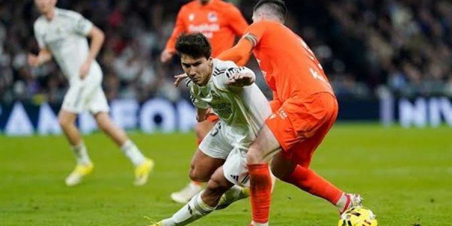 الدوري الإسباني، تعادل مثير بين ريال مدريد وسوسيداد في الشوط الأول