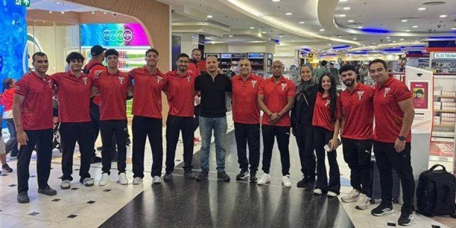 بعثة الجمباز الفني تغادر إلى إيطاليا للمشاركة في دورة ألعاب البحر المتوسط