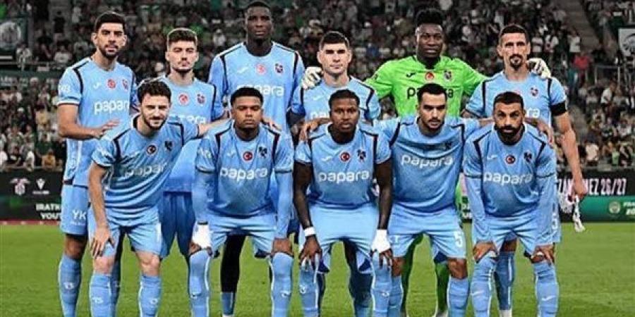 موقف محمد صلاح، قائمة طرابزون سبور في دوري المؤتمر الأوروبي