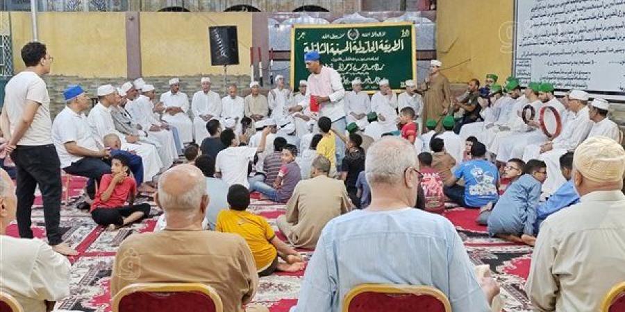 وسط أجواء روحانية، ليلة محمدية بالإنشاد والمدائح في المنشأة الكبرى بالغربية (فيديو)