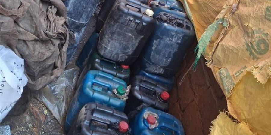 التحفظ على 2.5 طن محروقات قبل تهريبها للسوق السوداء بالفيوم